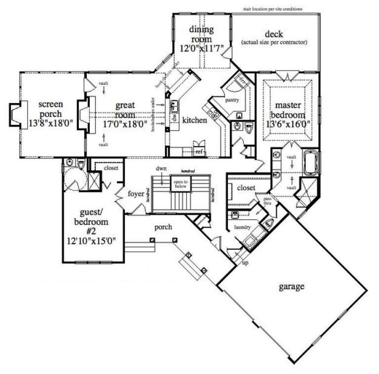 House Plan House Plan #5599 Drawing 1