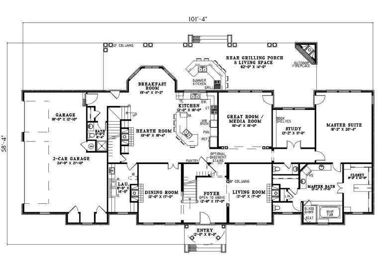 House Plan House Plan #5709 Drawing 1