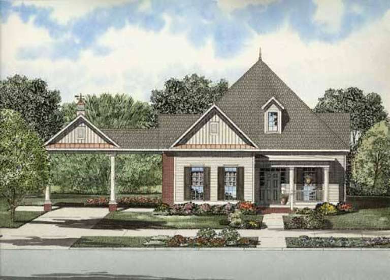 House Plan House Plan #5743 Front Elevation