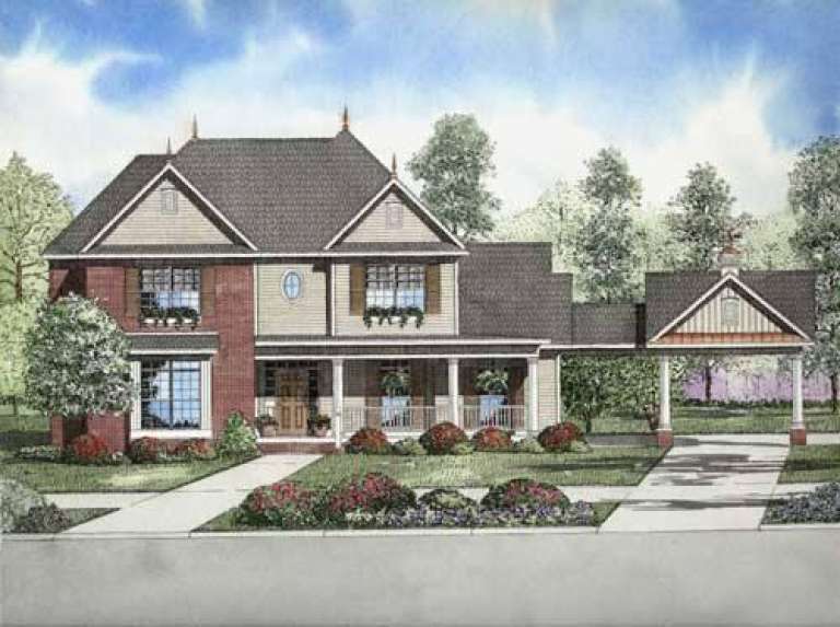 House Plan House Plan #5755 Front Elevation