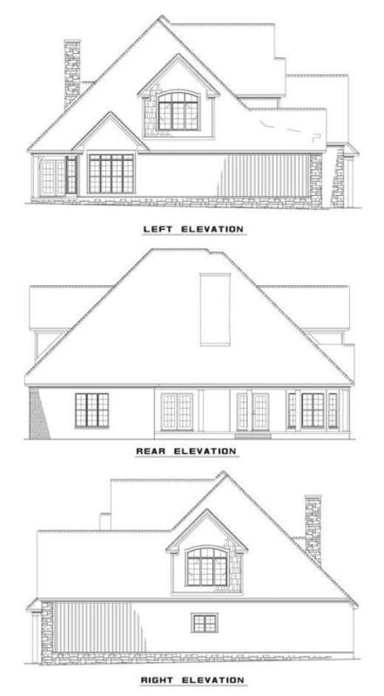 Traditional Plan: 2,755 Square Feet, 4 Bedrooms, 3 Bathrooms - 110-00700