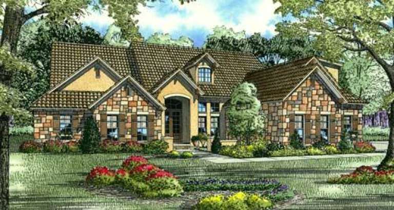 House Plan House Plan #5839 Front Elevation