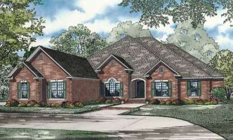 House Plan House Plan #5845 Front Elevation