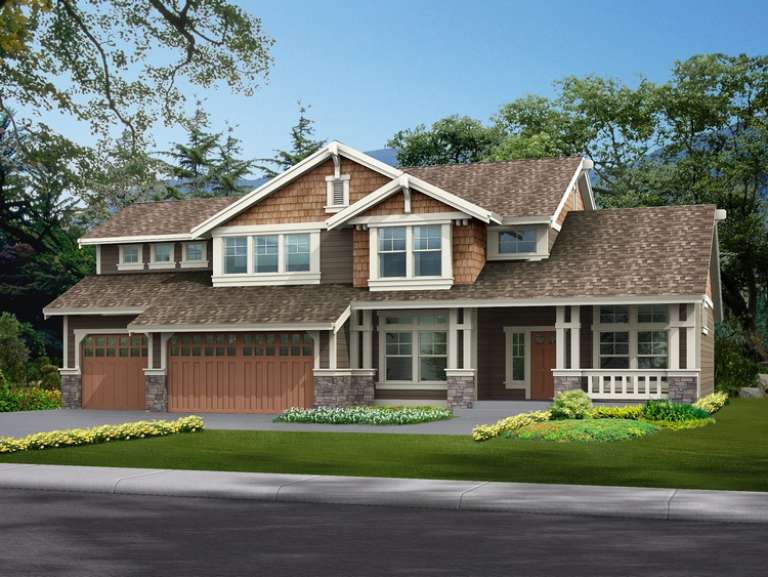 House Plan House Plan #5937 Front Elevation