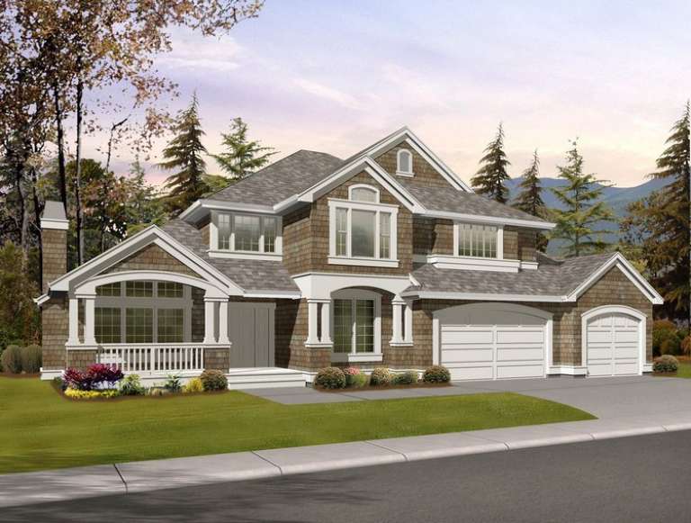 Country Plan: 3,015 Square Feet, 4 Bedrooms, 2.5 Bathrooms - 341-00099