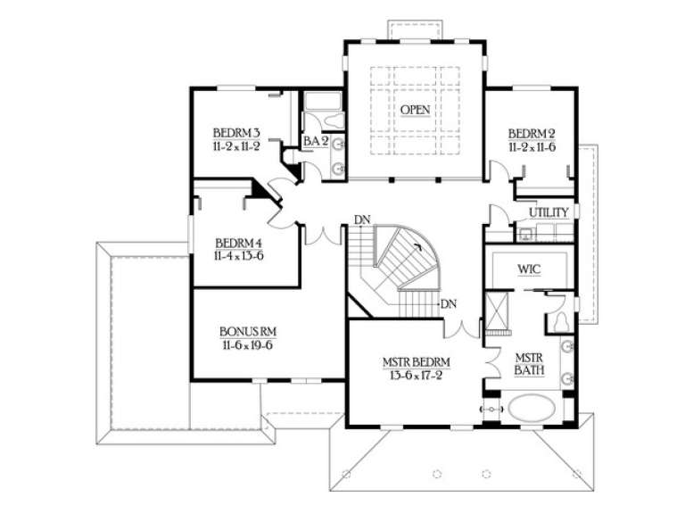 House Plan House Plan #6010 Drawing 2
