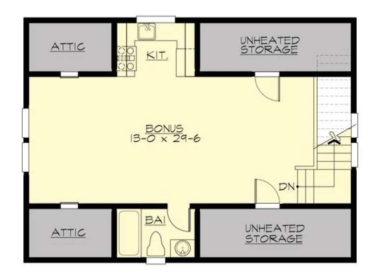 House Plan House Plan #6039 Drawing 4