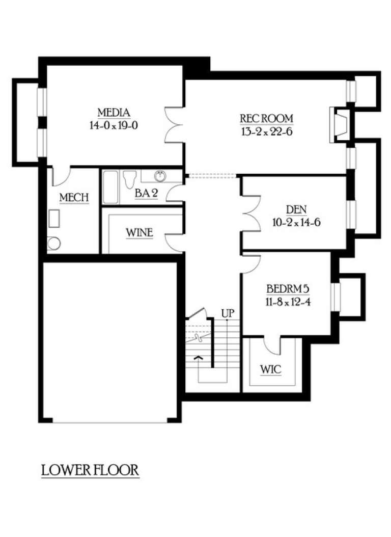 House Plan House Plan #6103 Drawing 1