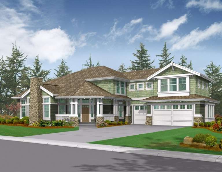 House Plan House Plan #6109 Front Elevation