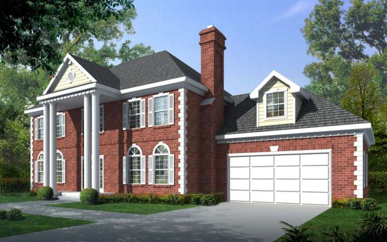 House Plan House Plan #6200 Front Elevation