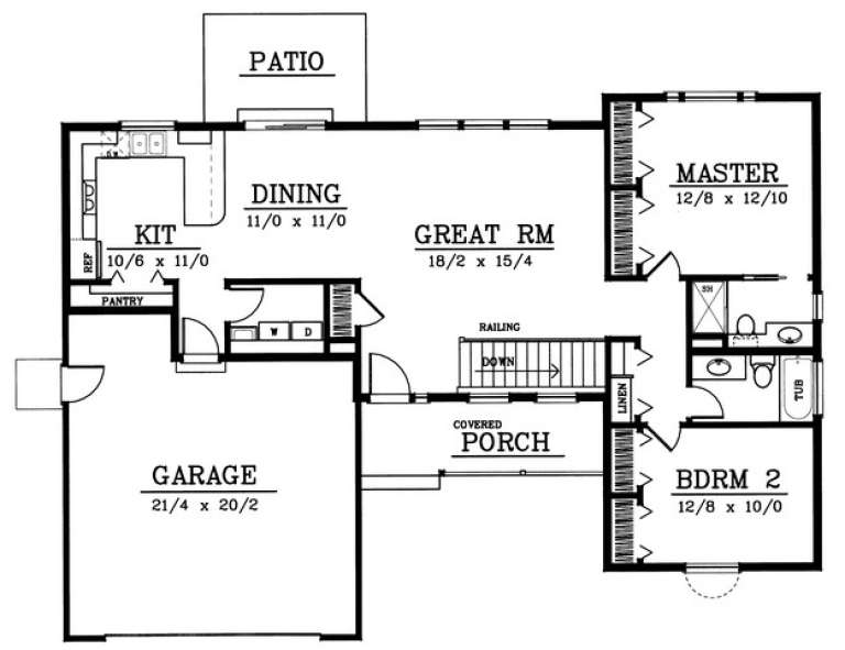 House Plan House Plan #6236 Drawing 1