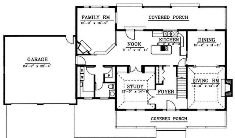 House Plan House Plan #6253 Drawing 1