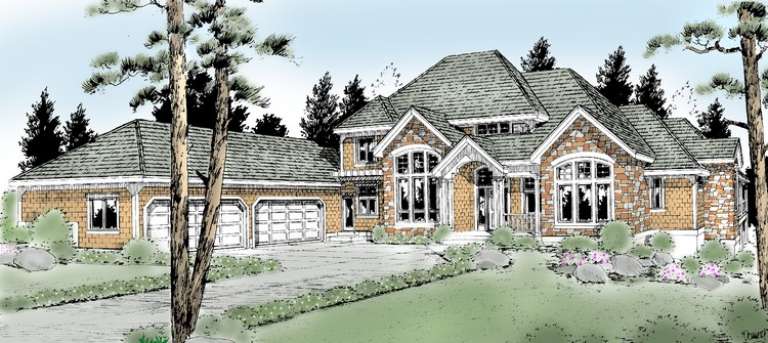 House Plan House Plan #6294 Front Elevation
