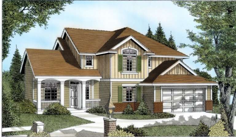 House Plan House Plan #6345 Front Elevation