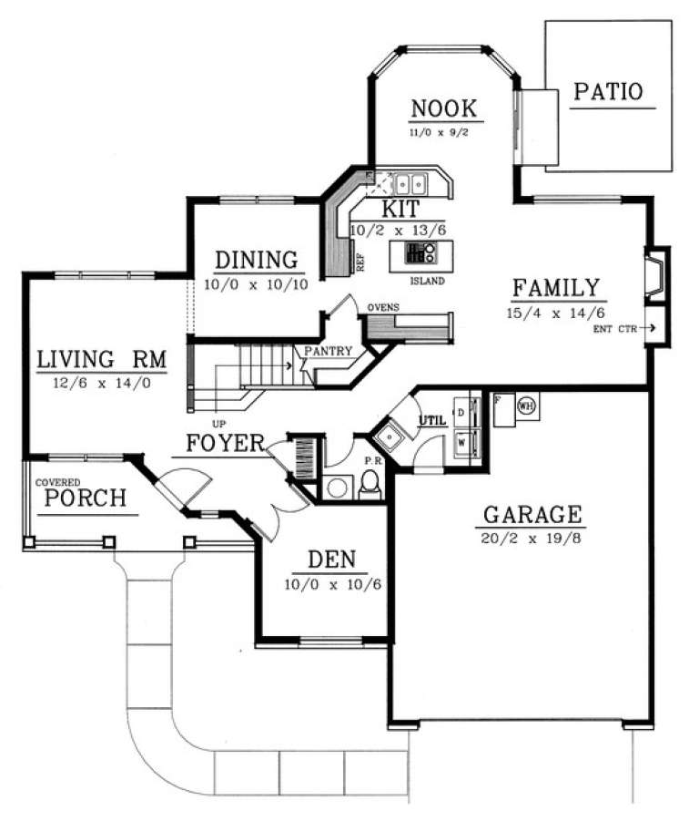 House Plan House Plan #6345 Drawing 1