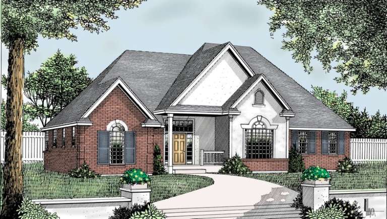 House Plan House Plan #6353 Front Elevation
