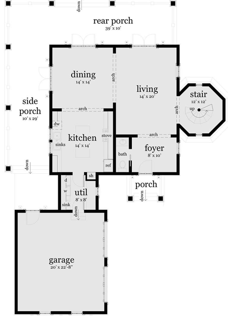 House Plan House Plan #6468 Drawing 1