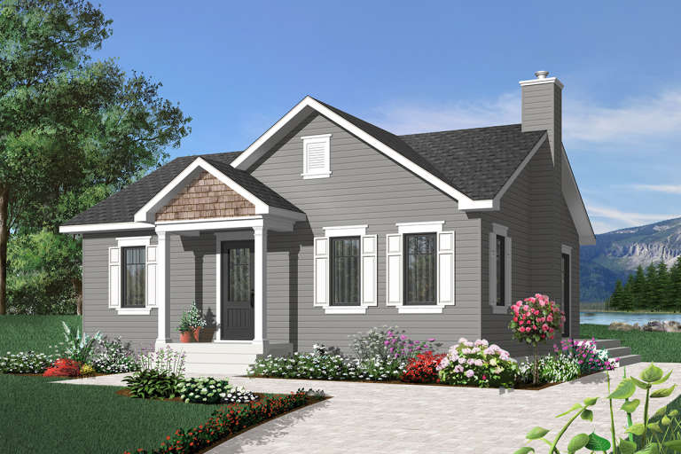 House Plan House Plan #6485 Front Elevation 