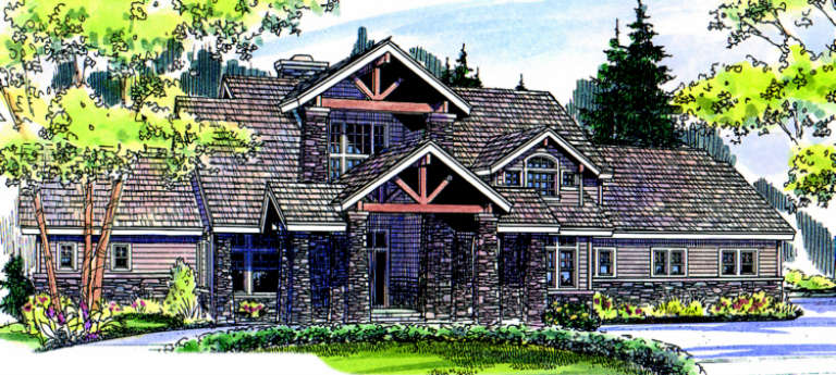 House Plan House Plan #676 Front Elevation