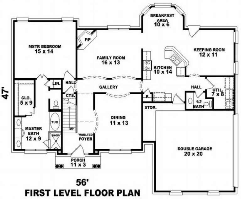 House Plan House Plan #7138 Drawing 1