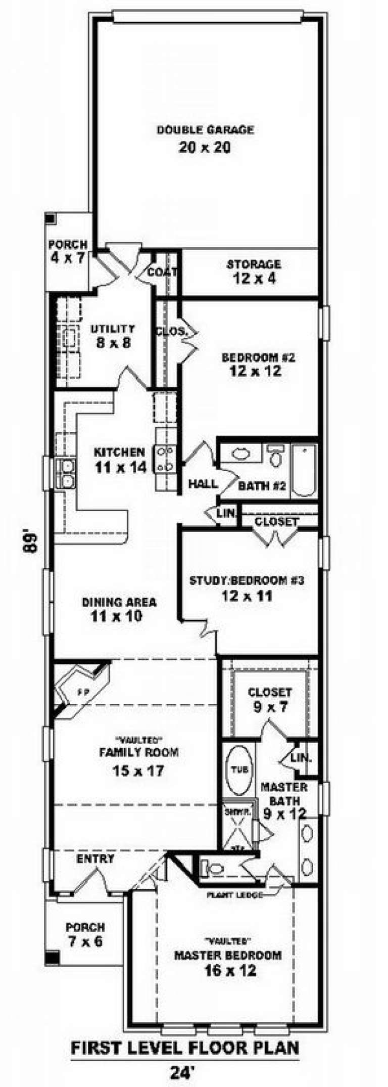 House Plan House Plan #7209 Drawing 1