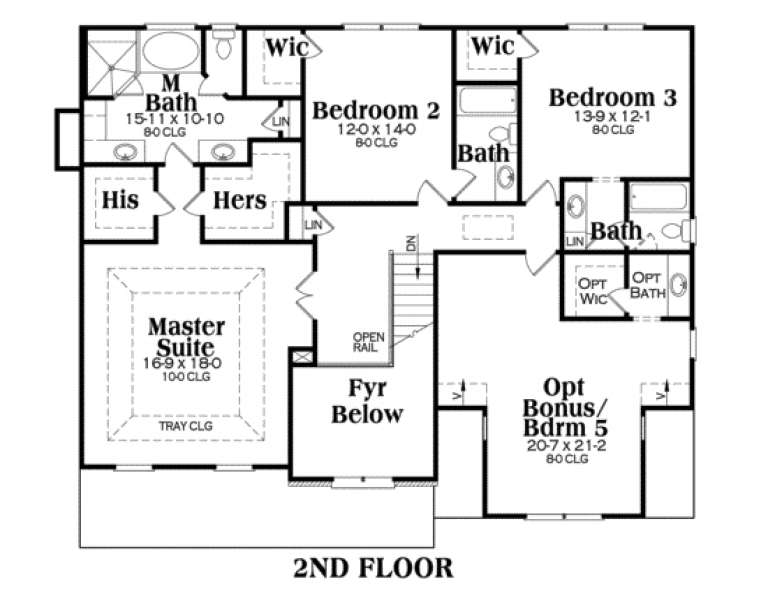 House Plan House Plan #73 Drawing 2