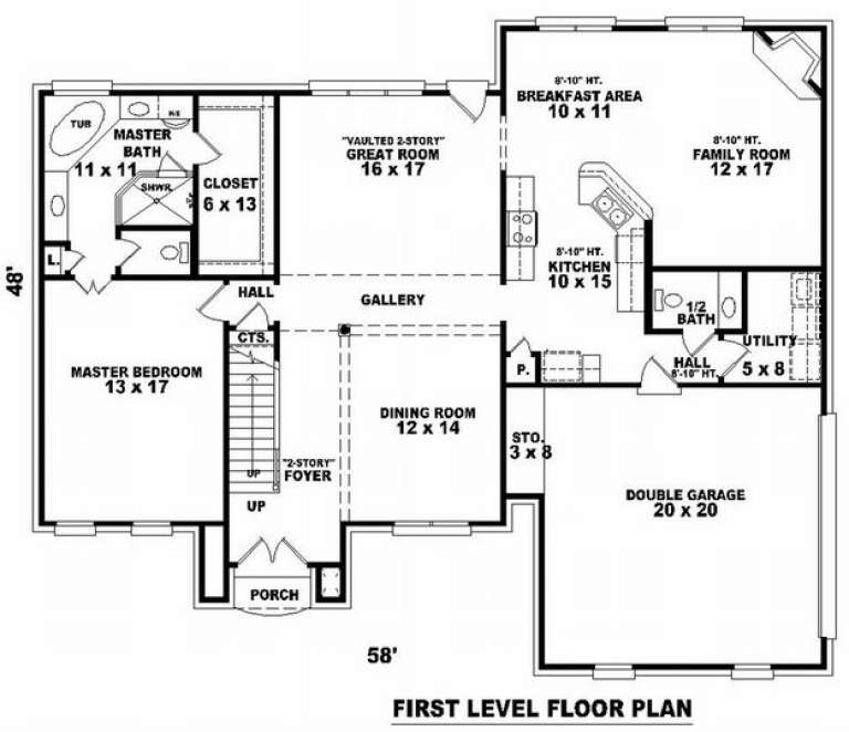 House Plan House Plan #7451 Drawing 1