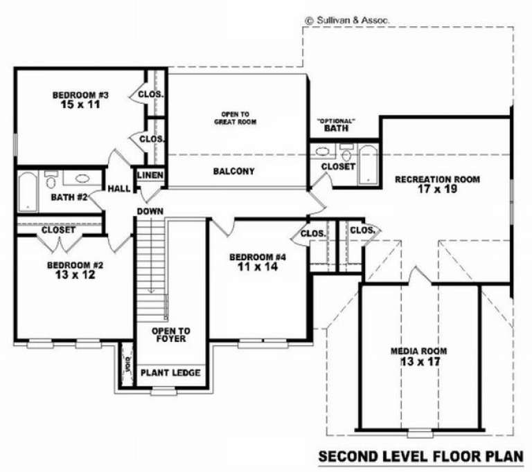 House Plan House Plan #7451 Drawing 2