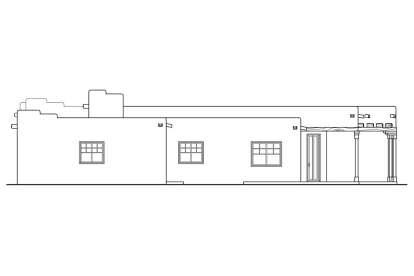 Ranch House Plan #035-00137 Elevation Photo