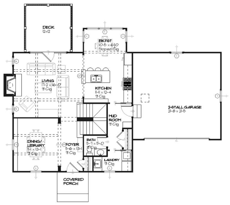 House Plan House Plan #8909 Drawing 1