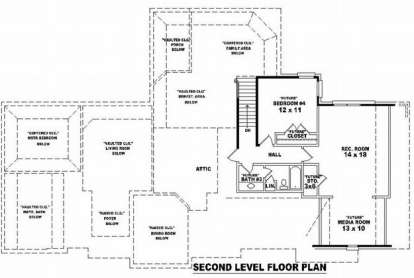 Floorplan 2 for House Plan #053-01508