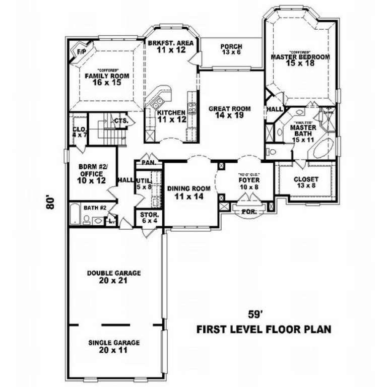 House Plan House Plan #9107 Drawing 1
