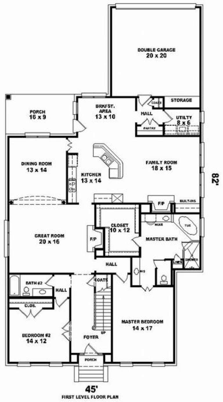House Plan House Plan #9287 Drawing 1