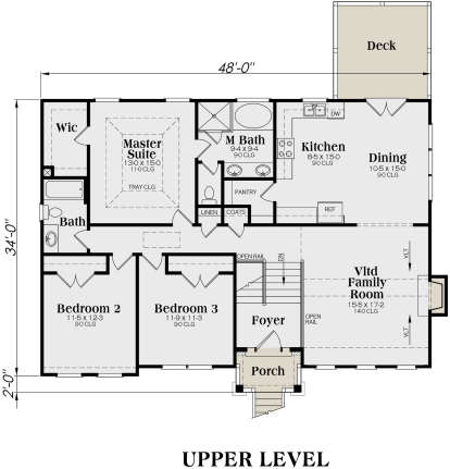 Main Floor for House Plan #009-00076