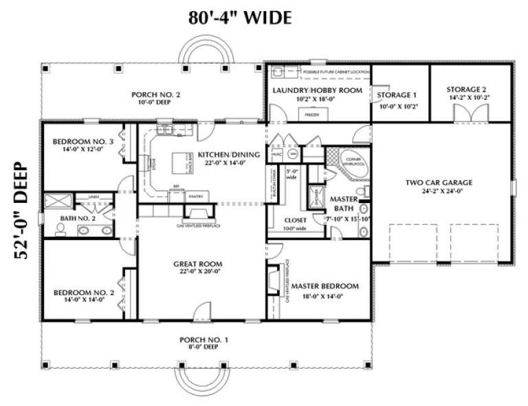 House Plan House Plan #9437 Drawing 1