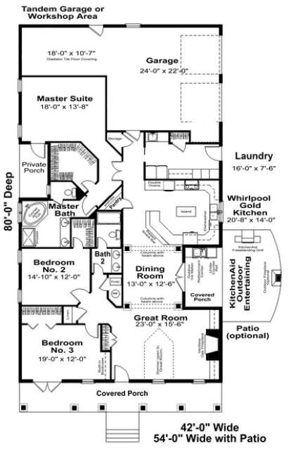 3 bedroom house plan Archives - Houzone