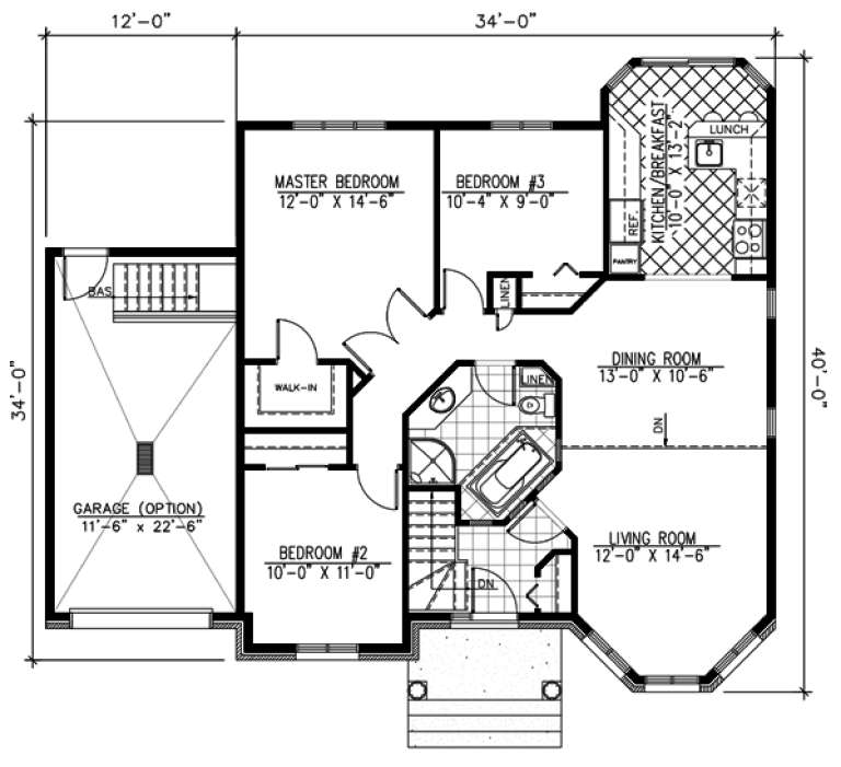 House Plan House Plan #9501 Drawing 1