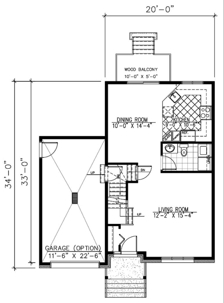 House Plan House Plan #9509 Drawing 1
