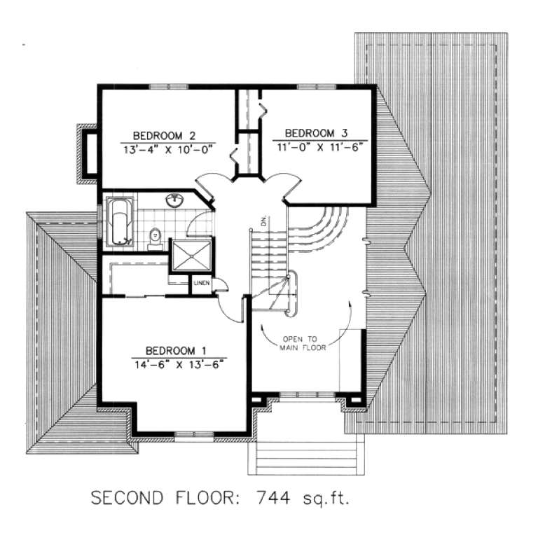 House Plan House Plan #9535 Drawing 2