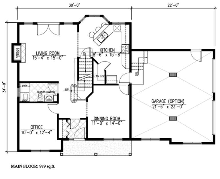 House Plan House Plan #9602 Drawing 1