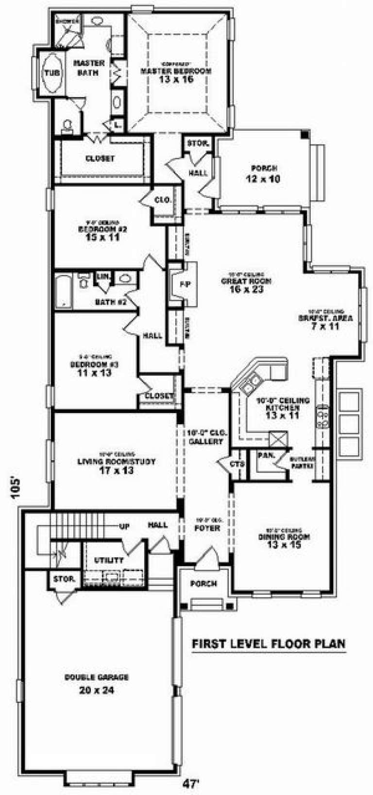 House Plan House Plan #9757 Drawing 1