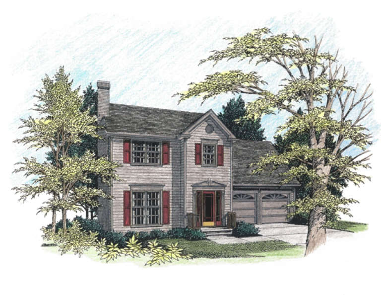 House Plan House Plan #990 Front Elevation