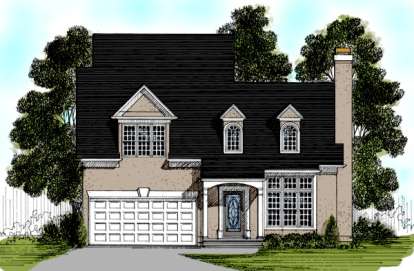 Traditional House Plan #036-00027 Elevation Photo
