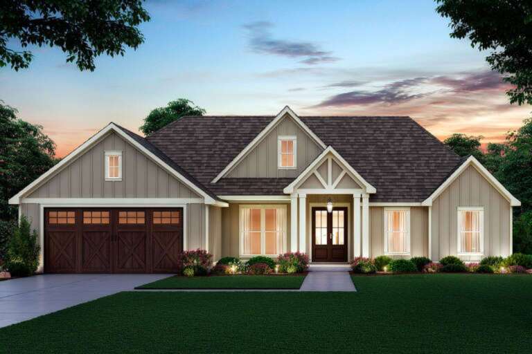 Craftsman Plan 1 434 Square Feet 035 00550